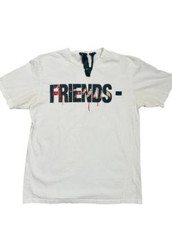Vlone Friends- Slasher Horror Graphic Tee White