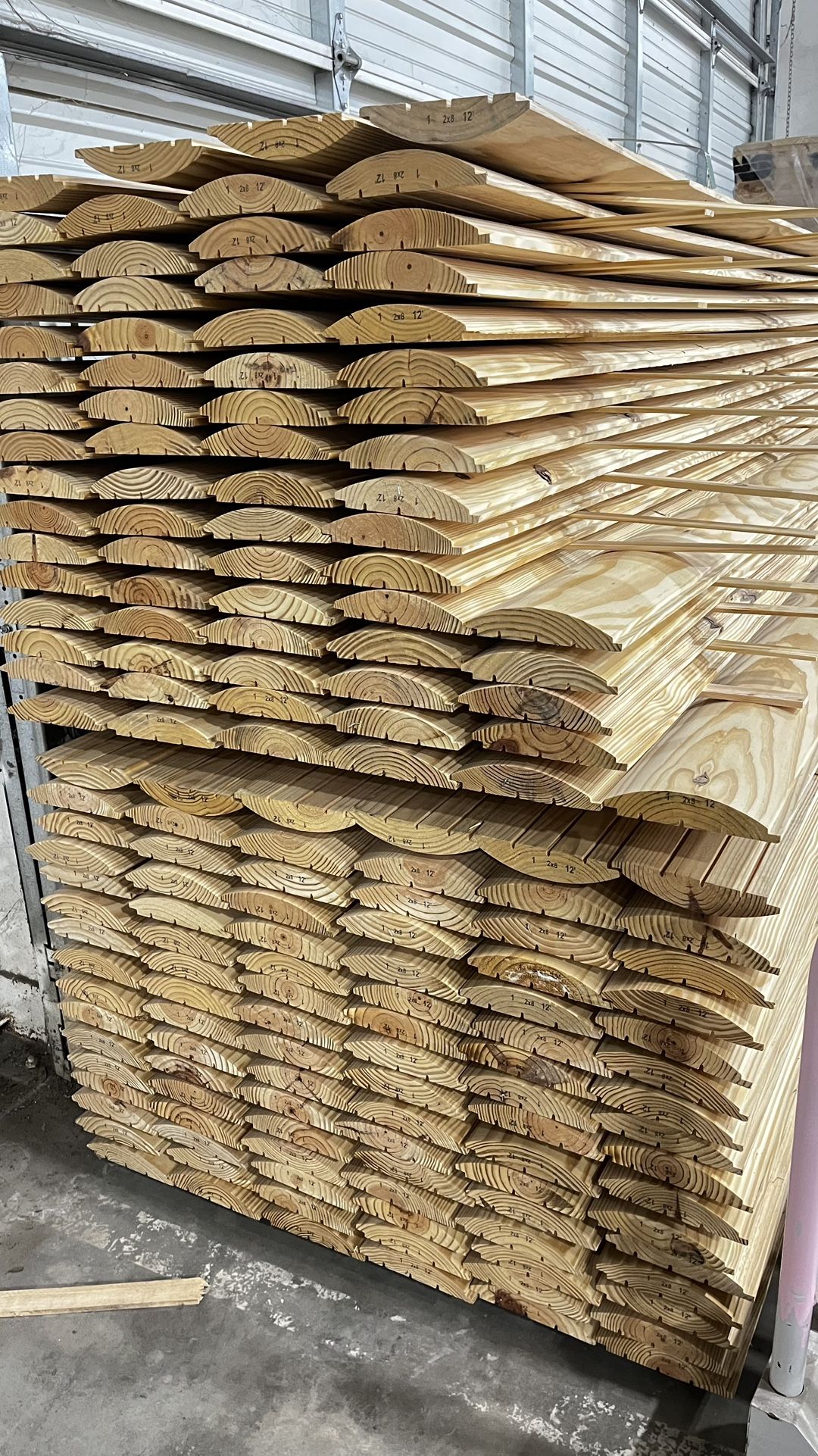 Log Cabin Siding  2x8x12