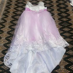 Kids Long Purple Dress