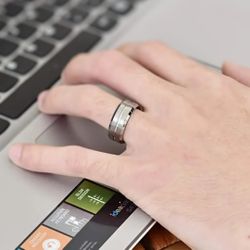 Size 10 Titanium Men's Ring