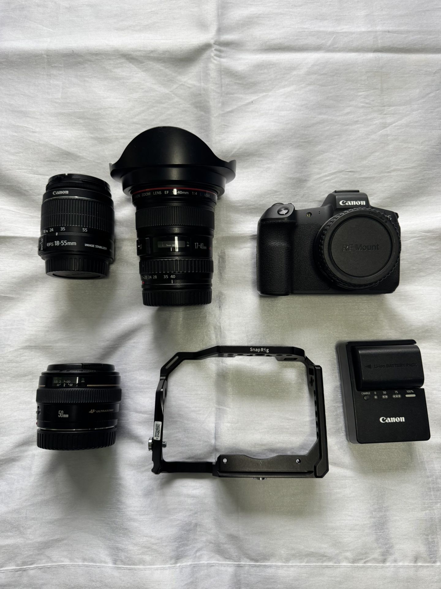 Canon EOS R mirrorless + 3 Lense BUNDLE