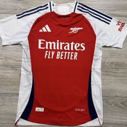 Arsenal Player  Home  24/25 Size Large  Slim Fit ENGLISH PREMIER LEAGUE Football