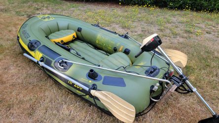 Sevylor Fish Hunter 280 Boat, with MinnKota electric motor