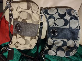 Crossbody black and brown coach bag $150 for both