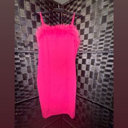 Brand New Size (Large) Hot Pink Dress 
