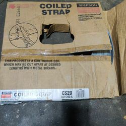 Simpson Coil Strap And H2 Hurricane Clips