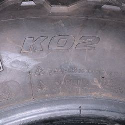 4 BFGoodrich All Terrain T/A KO2 LT285/70/17R116/113Q With 2” Spacers For 2018 Jeep Wrangler Unlimited Sport. 