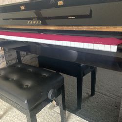 Mint Kawai K3 Ebony Polish Upright Studio Piano
