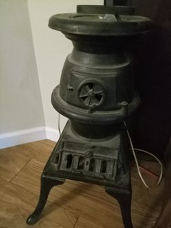 Antique Potbelly Coal Stove