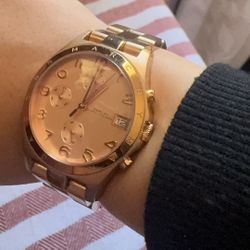 Rose Gold Marc Jacobs Watch 