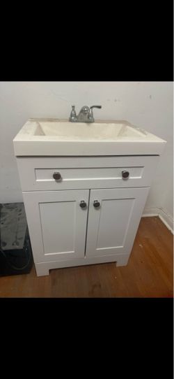 Vanity with sink