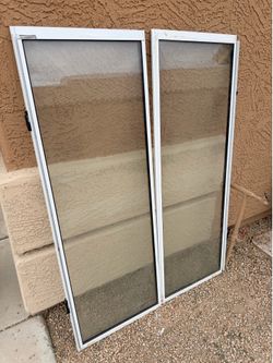 Masterview Set (2) Sliding Windows - 58” x 20.5” each window