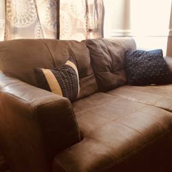 Two Grey Couches 