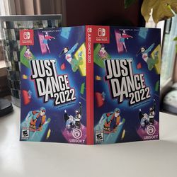 Just Dance 2022 Nintendo Switch ‘For Display Only’ Case Artwork Only