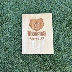 Memphis Grizzlies Wood Plaque