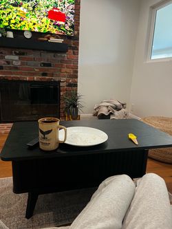 Black Low-Profile Coffee Table