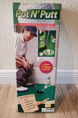 New Pot N Putt Practice Putting In Bathroom