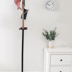 Coat Rack with Tray