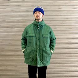 L.L.BEAN Vintage Mens Dark Green Freeport, Maine Outdoor Mountain Parka Jacket