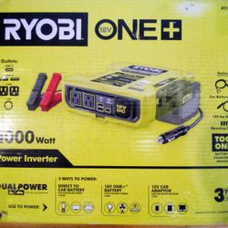 Ryobi ONE+ 18V 1000-Watt Max 12 Volt Automotive Power Inverter 