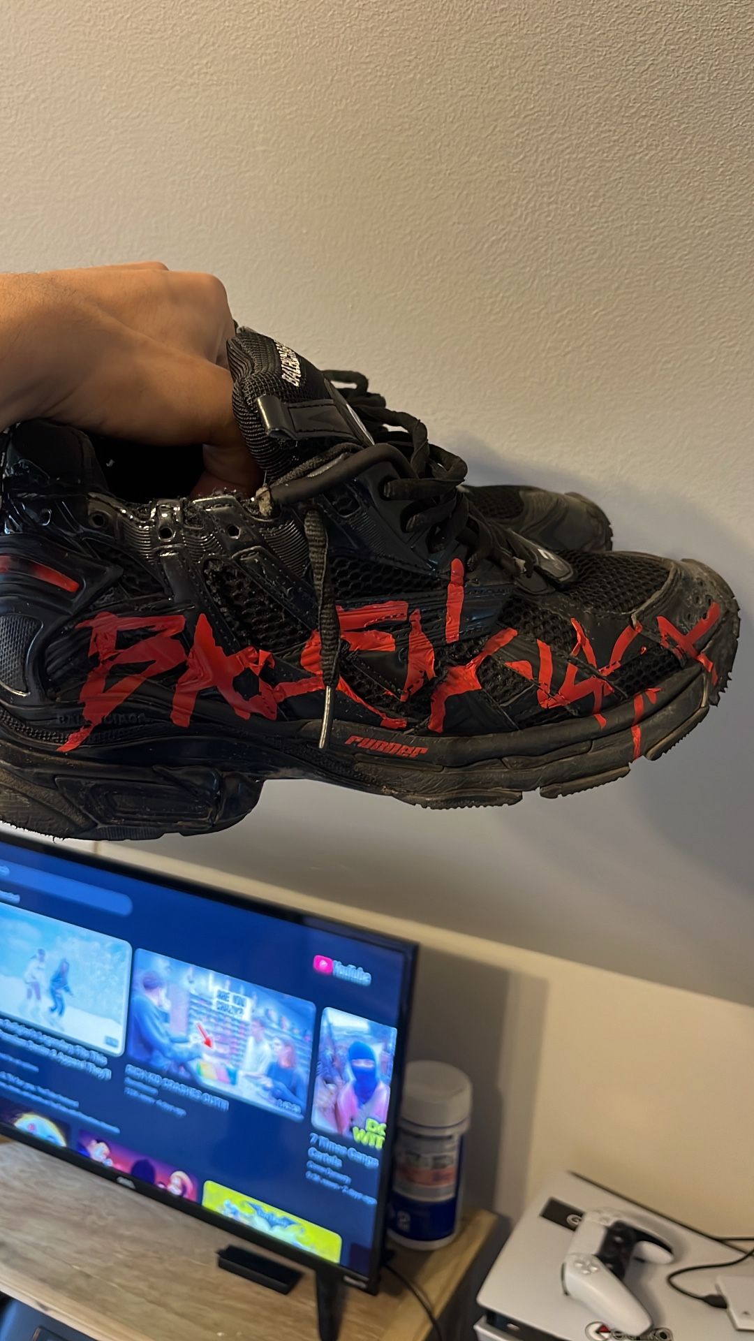 Beat Up Balenciaga Spray Paint Runners