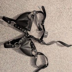 Black Milk Bat Wing Harness - XL