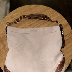 White Coach Bag