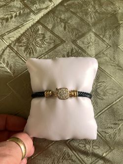 Elegant bracelet with gold accents $30 cash only. Cross Posted