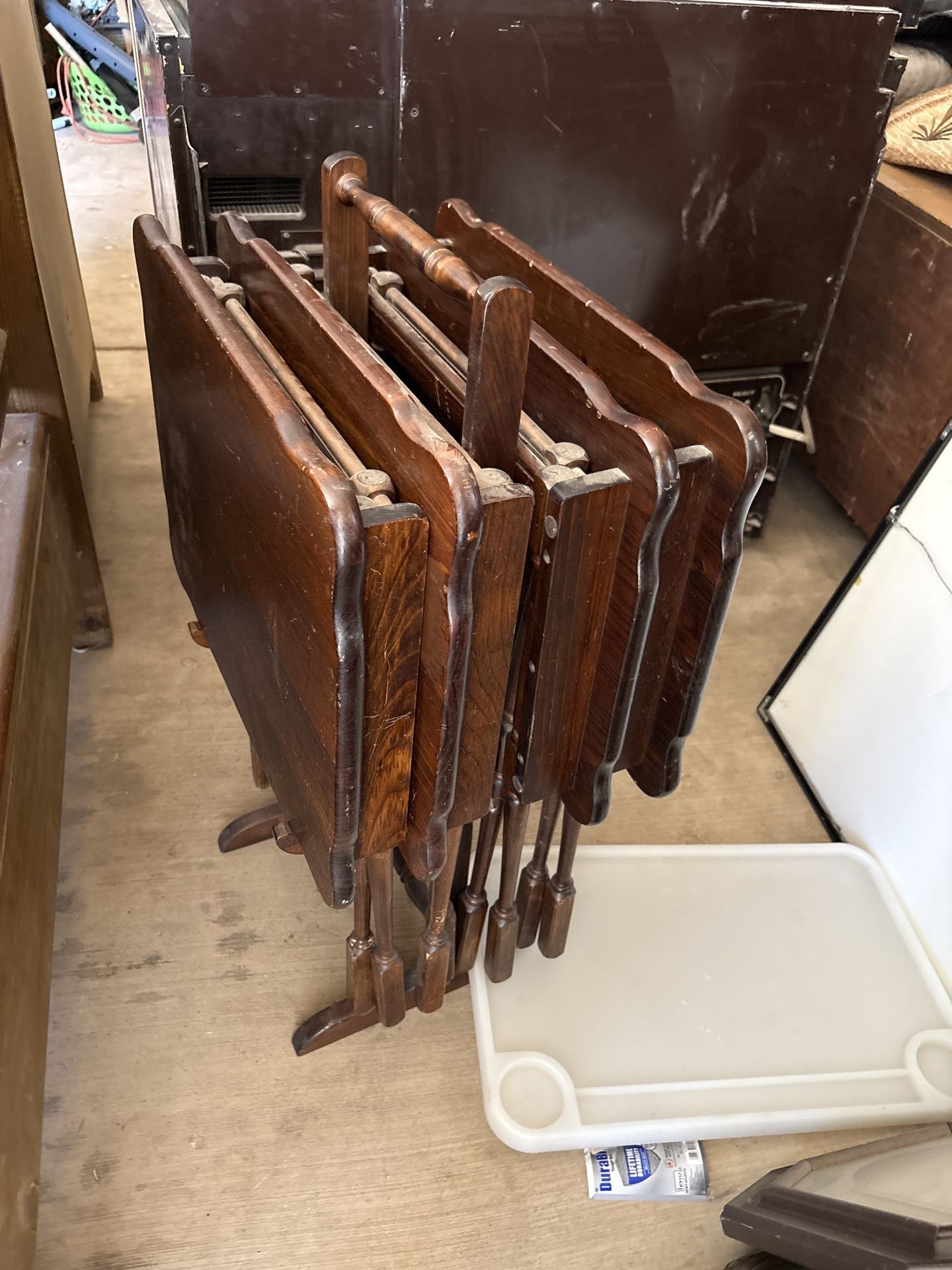 Vintage Ethan Allen TV Tray And Stand Set
