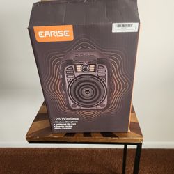 Earise T26 Portable PA Bluetooth Speaker W/Wireless Microphone
