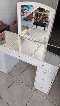 Glass vanity