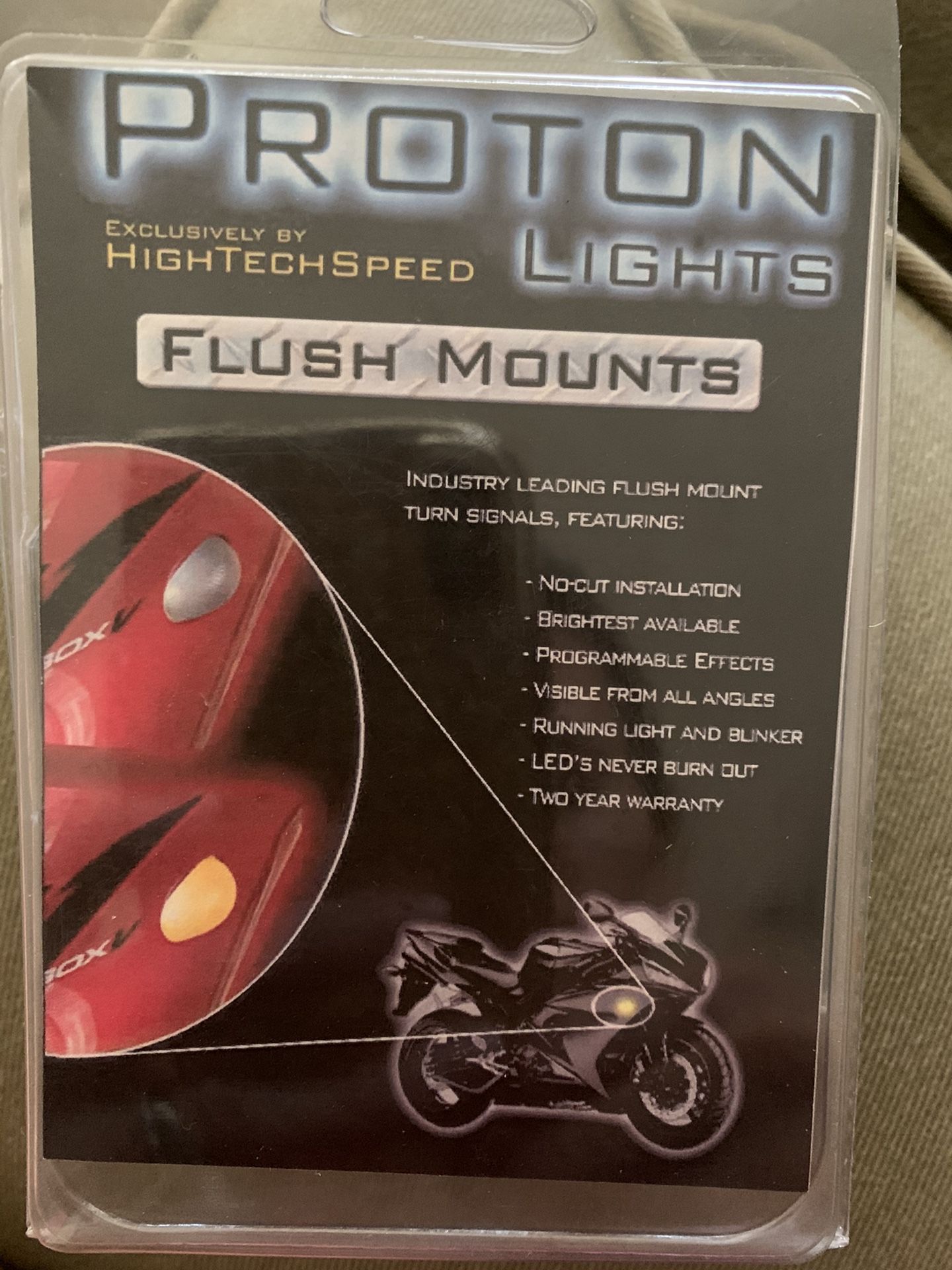 Proton Lights Flush Mounts for Honda Motorcycle