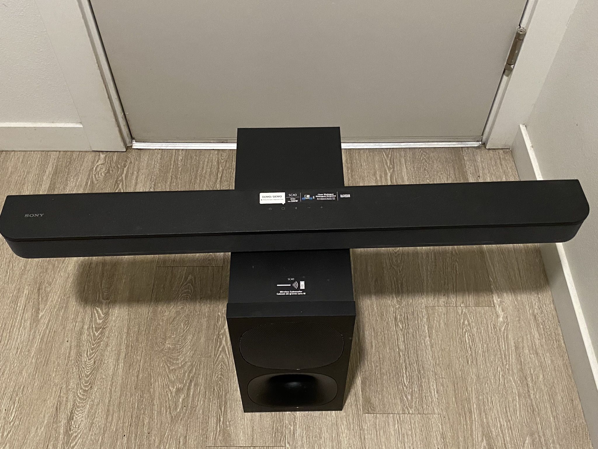 Sony TV Sound Bar With Sub Woofer 