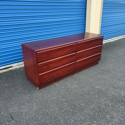 Mid Century Modern Rosewood 6 Drawer Dresser By Mobican