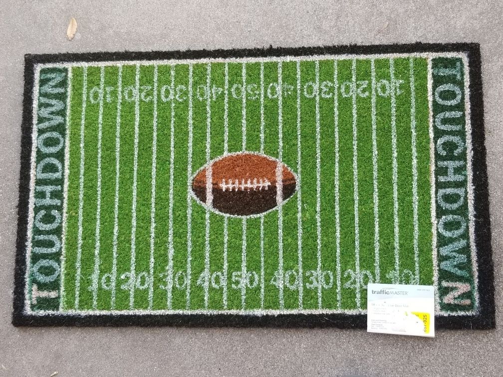 Brand New 18" x 30" Touchdown Welcome Mat