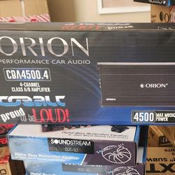 New!! Orion COBALT 4500w 4ch Amplifier 