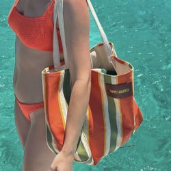 Anthropologie Poppy Lissiman Iconic Tote Bag