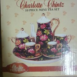 Charlotte Chintz 10 Piece Tea Set