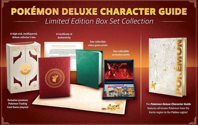 Pokémon Deluxe Character Guide Limited Edition Box Set Collection