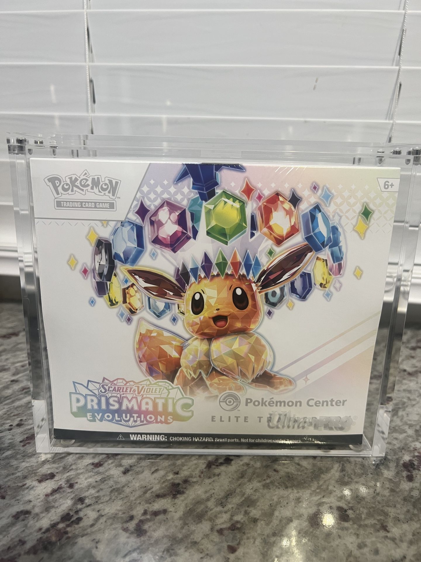 Prismatic Evolutions Pokemon Center ETB with Acrylic Case