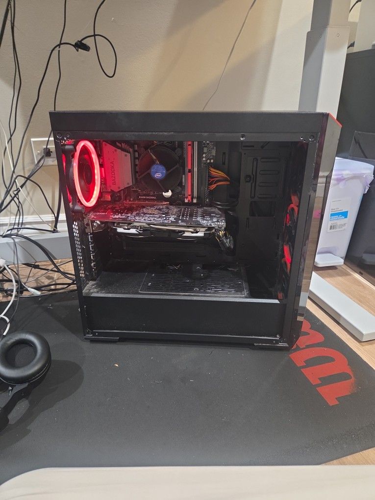 Desktop Gaming PC (Intel i5-8400 6 Core Processor, AMD RX 580 4GB, 8GB DDR4 RAM, 1TB 7200RPM HDD, WiFi) FOR PARTS