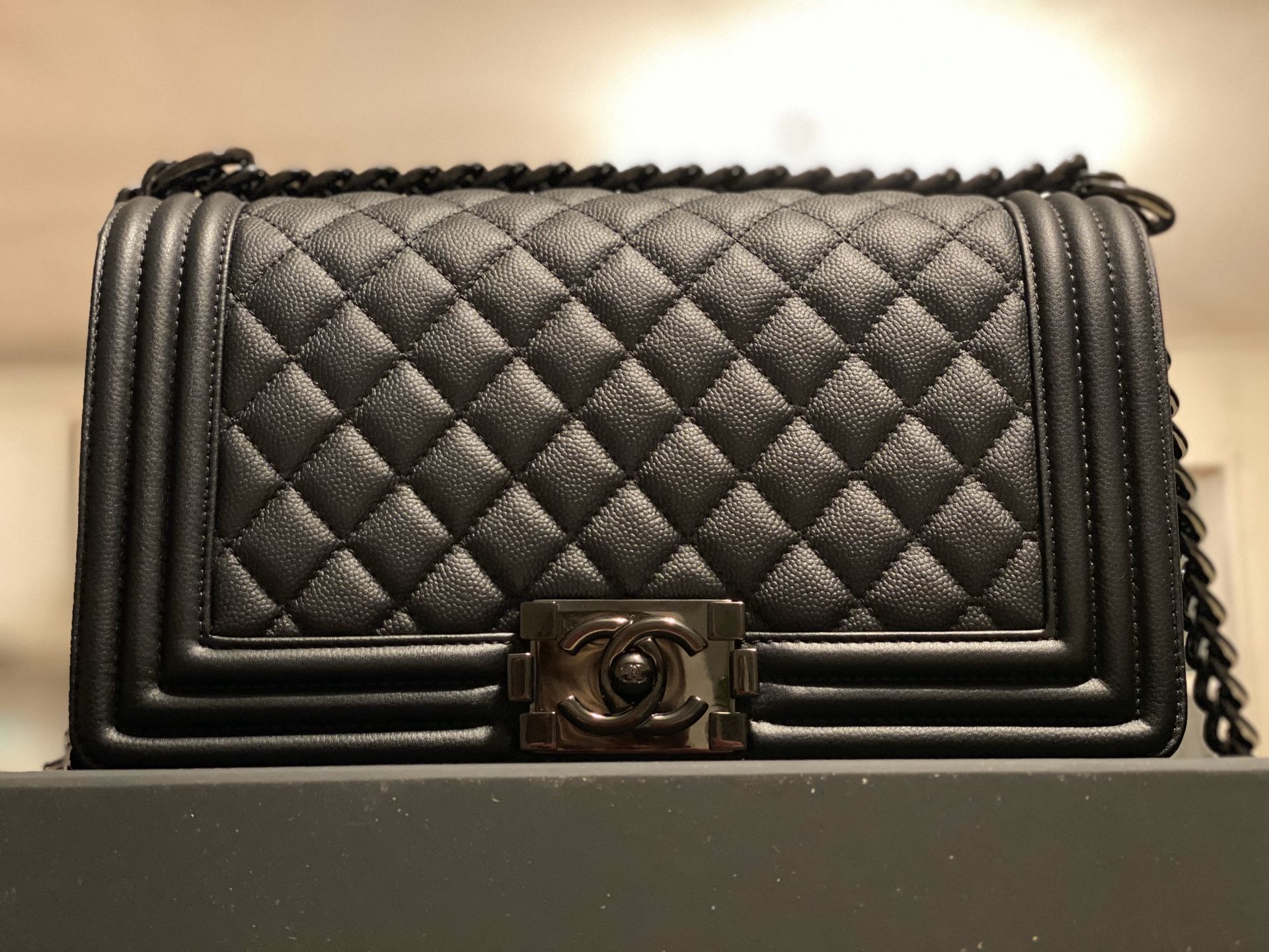 Chanel Boy Quilted Flap Bag
