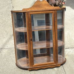 Vintage Wall Mounted Display Cabinet