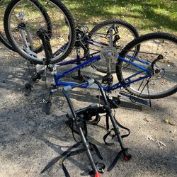 Men Gerry Fisher And Women Trek Mt Bikes Come With Lock And Bike Racks. Very Good Conditions. 