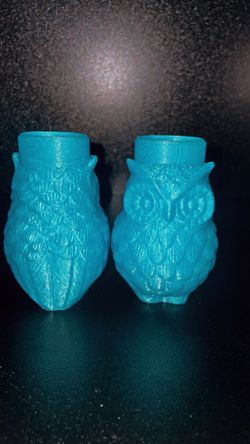 3D printed Owl Lighter Case . Set of 2.