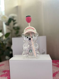 Strawberry bear cup from Starbucks