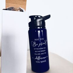 New in box- Insulated water bottle- No Plastic