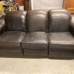 Leather Couch 