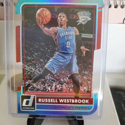 Thunder Russell Westbrook Die-Cut Card