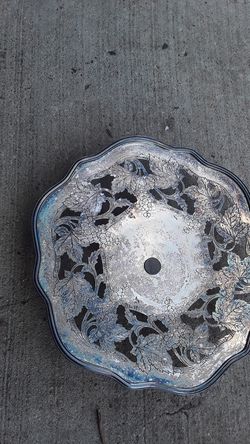 Sheffel silver dish